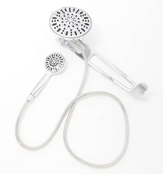 TotalSpa Hybrid Rainfall Combo Shower w/ Adjustable Arm