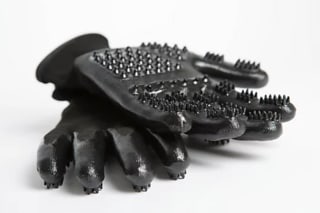 HandsOn Pet Shedding, Bathing, Grooming Gloves- Junior