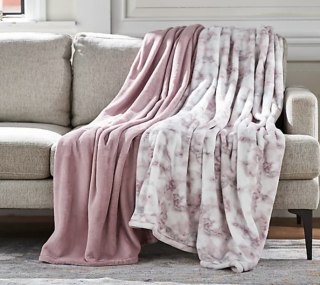 Berkshire (2) 60" x 80" Solid & Printed PrimaLuxe Novelty Throws