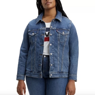 Plus Size Levi's Denim Trucker Jacket