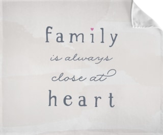 Family Is Always Fleece Photo Blanket