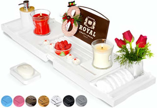 Royal Craft Wood Bamboo Bath Caddy