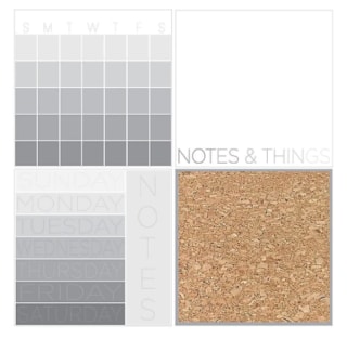 WallPops 4-Piece Mondrian Organization Kit