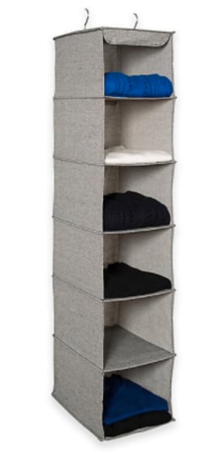 ORG Arrow Weave 6-Shelf Sweater Organizer