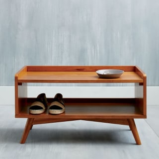 Mid-Century Shoe Rack - Acorn