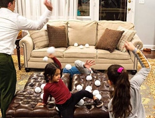 48 Pack Indoor Snowballs for Kids Snow Fight