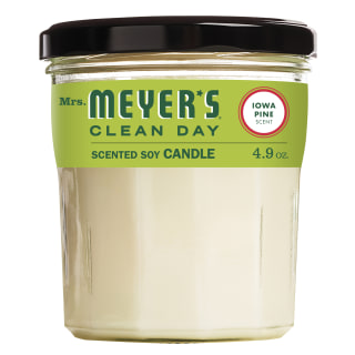 Mrs. Meyer's Clean Day Scented Soy Aromatherapy Candle, 35 Hour Burn Time, Made with Soy Wax, Lemon Verbena, 4.9 oz