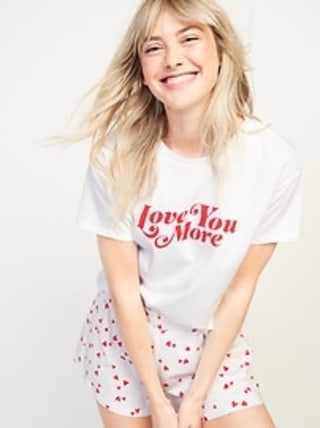 Old Navy Jersey-Knit Pajama Top & Pajama Shorts Set