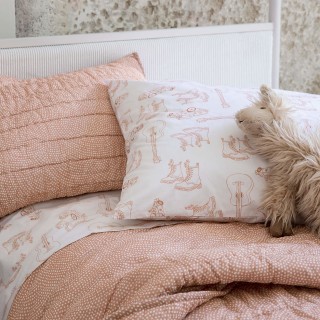 Crate and Kids Carly Clay Organic Sheet Set