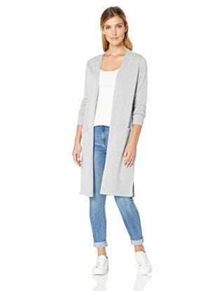 Amazon Essentials Women's Lightweight Long-Sleeve Longer Length Cardigan