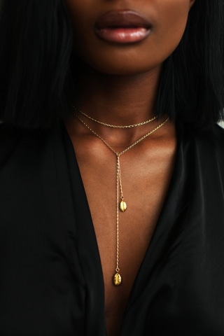 FINALIST of Etsy Design Awards/// THE COWRIE Infinity Necklace