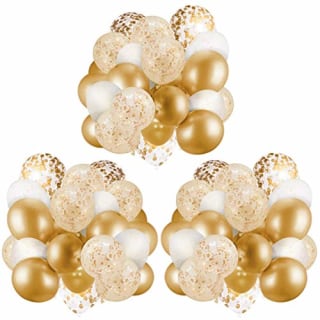 Dandy Decor by Ko & Co Gold Balloons (60 Pack)