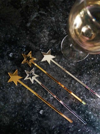 Better Wedding Decor Star Drink Stirrers