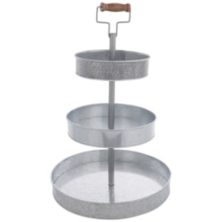 Hobby Lobby Three-Tiered Galvanized Metal Tray