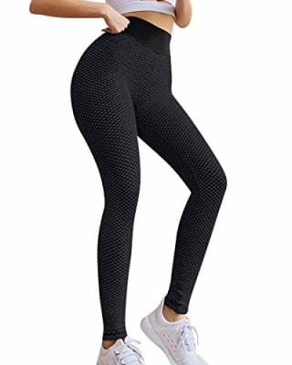 MOSHENGQI Women's Butt Lifting High Waist Yoga Pants