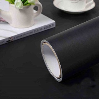 PracticalWs Black Self-Adhesive Wallpaper
