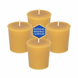 Natural Beeswax Votive Candles