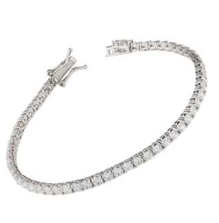 Ice by Jardin Cubic Zirconia Tennis Bracelet