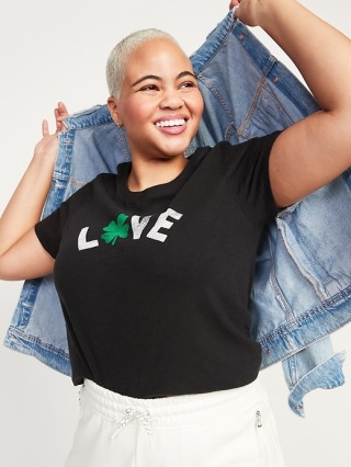 EveryWear Slub-Knit Graphic Tee for Women