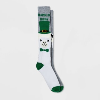 Target "Llama Be Irish Today" St. Patrick's Day Crew Socks