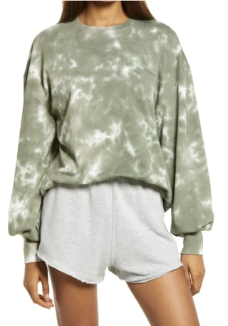 Treasure & Bond Blouson Sleeve Sweatshirt