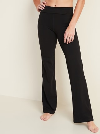 Mid-Rise Wide-Leg Yoga Pants for Women