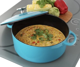 Chantal Enameled Cast Iron 7-Quart Round Dutch Oven