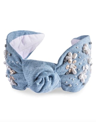 Namjosh Embellished Denim Headband
