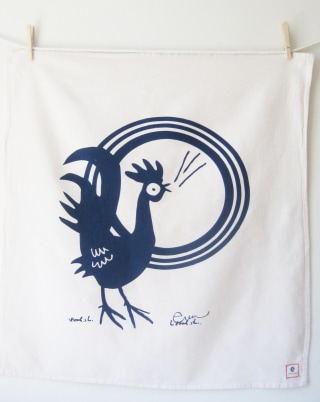 Rooster Tea Towel