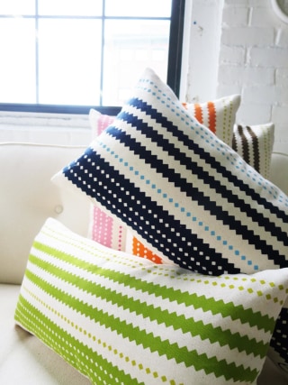 Zig Zag Lumbar Pillow