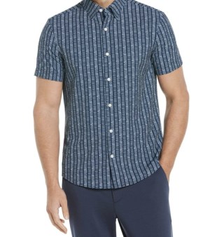 Line Stripe Print Shirt