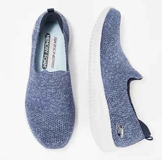 Skechers Ultra Flex Flat Washable Knit Slip-On Shoes - Harmonious