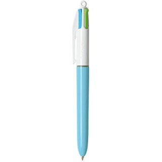 BIC 4 Color Fashion Ball Pen, Medium Point (1.0mm), Assorted, 2-Count