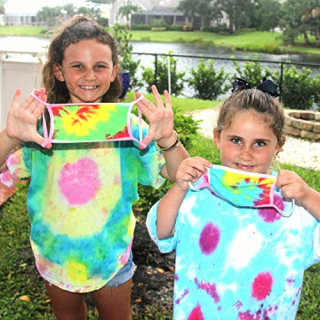 Perfect Stix Tie Dye Mask Kit - DIY Back to School Tie Dye Masks, 1 Neon Kit