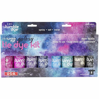 SEI Galaxy Tie Dye Kit, Fabric Spray Dye, 8 Colors