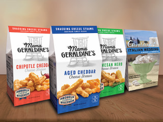 Mama Geraldine's Gluten Free Cheese Straws - Aged Cheddar and Parmesan Herb - Crunchy Baked Snack Food - 4.5 ounce (4 Pack)