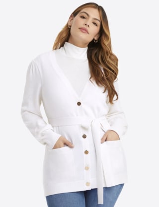 Draper James Tie-Waist Cardigan