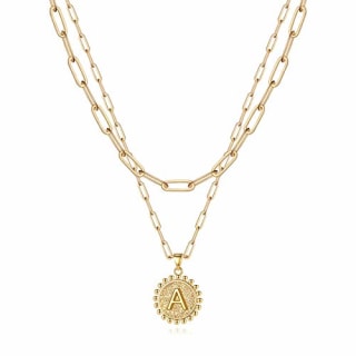 Yoosteel Gold Personalized Layering Necklace