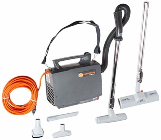 Hoover CH30000 PortaPower Lightweight Commercial Canister Vacuum, Orange