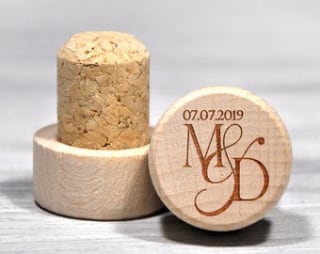 Wine Bottle Stoppers, Cork Bottle Stoppers, Drink Wine &amp; Pet Dog Custom Wine Stopper, Social Distancing Cork Stopper, Quarantine Wine Gift