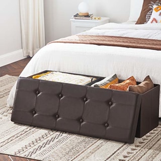 Songmics Folding Ottoman Bench