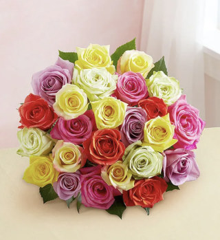 1-800Flowers Two Dozen Assorted Roses for Mother’s Day