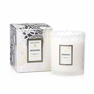 Voluspa Mokara Scalloped Edge Candle