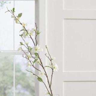 Grandin Road White Quince Stems