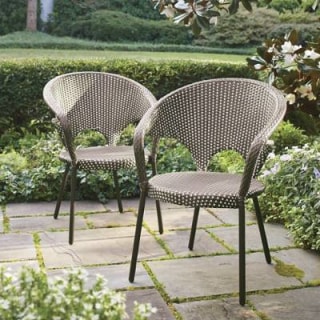 Grandin Road Avery Stacking Dining Chairs