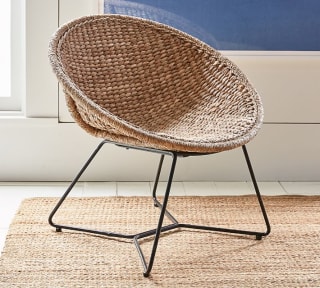 Woven Seagrass Papasan Chair