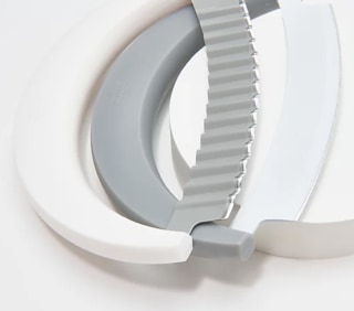 Kuhn Rikon 2-Piece Crinkle Mezzaluna Knife Set