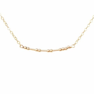 CUSTOM Gold Fill Morse Code Necklace also in Silver