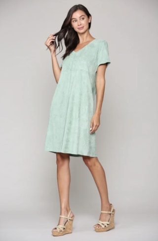 Audrey Short Sleeve V-Neck Dress