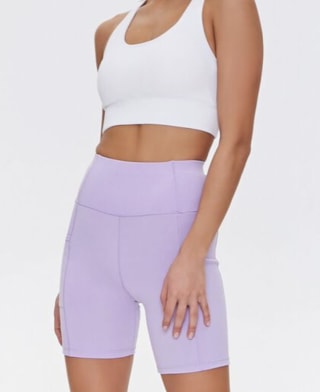 High-Rise Pocket Biker Shorts